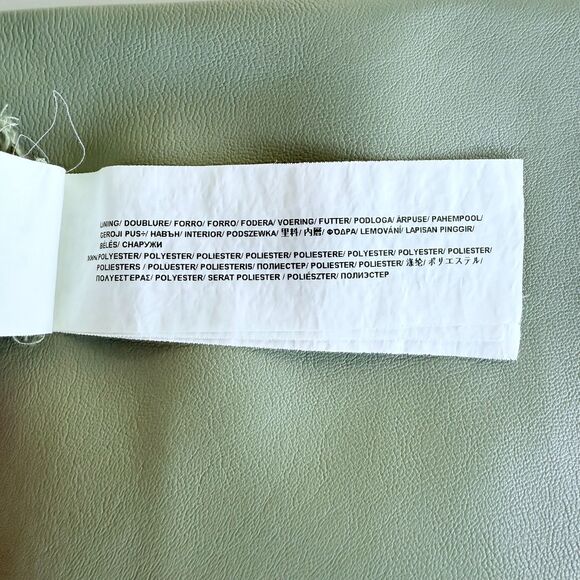 Sovere Influence Faux Leather Mid-Rise Boot Leg Pants in Green Tea Size Small - Picture 10 of 14